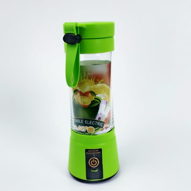 Wireless Mini USB Rechargeable Juice Blender With Six Blades For Camping, RV, Barbecue, Outdoor Portable.