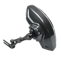 Ioensy - Guardabarros Trasero Cnc Para Bicicleta Eléctrica Universal N1S M3, Color Negro