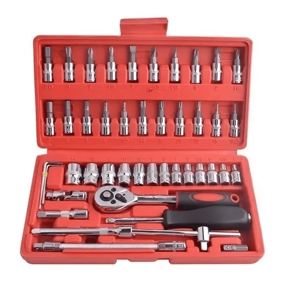 Caja Set De Dados Para Autos Y Motos 46 Pcs