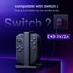 thumbnail image 3 of Cargador AARONMEI Dock Para Controladores Joy-Cons Nintendo Switch 2 USB-C Negro, 3 of 3