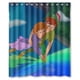 thumbnail image 1 of Cortina de ducha Peter Pan Jane, juego de cortinas de baño con ganchos, tamaño 60 x 72 pulgadas, 1 of 3