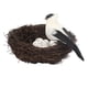 thumbnail image 4 of Naturaleza Artificial Con Huevos Jaula Decorativa Para Pájaros Para Bodas Blanco, 4 of 5