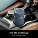 thumbnail image 2 of Taza de viaje Ninja Sip Perfect, 350 ml, acero inoxidable, azul marino, 2 of 3