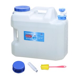Magideal - Contenedor De Agua Para Acampar, Jarra De Almacenamiento De Agua Con Grifo, Tanque De Agua Portátil De Fácil Limpieza, Camping Para Picnic, Senderismo 18L