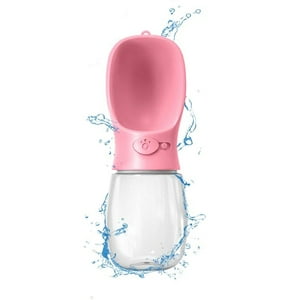Veatool - Botella De Agua Portátil Para Mascotas, 350 Ml, Bebedero A Prueba De Fugas, Se Maneja Con Una Sola Mano, Para Paseos Al Aire Libre, Senderismo Y Viajes Con Mascotas