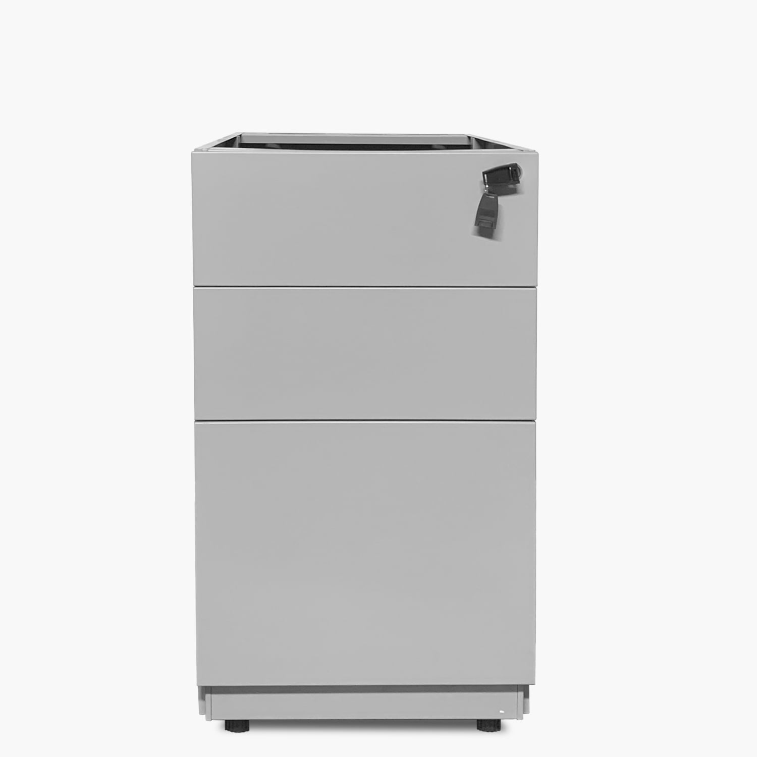 Form Office - Cajonera Metálica Pedestal Gris Claro