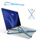 thumbnail image 1 of Soporte para portátil FlexVerk plegable 25‑38 cm azul, 1 of 5