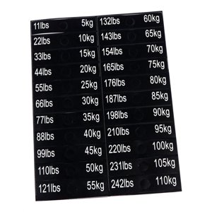 Ioensy - Etiqueta De Peso Dispositivo Bloque De Peso Etiqueta Autoadhesiva Etiquetas De Pila De Peso Etiqueta Autoadhesiva