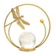 thumbnail image 3 of Escultura Bola de Cristal Libélula Metal, 3 of 3