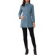 thumbnail image 2 of INSPIRE CHIC Abrigo de Mujer de Largo Medio con Cuello Mao, Abotonado, Abrigo de Invierno con Bolsillos Inclinados y Forro Completo Gris Azul XL, 2 of 6