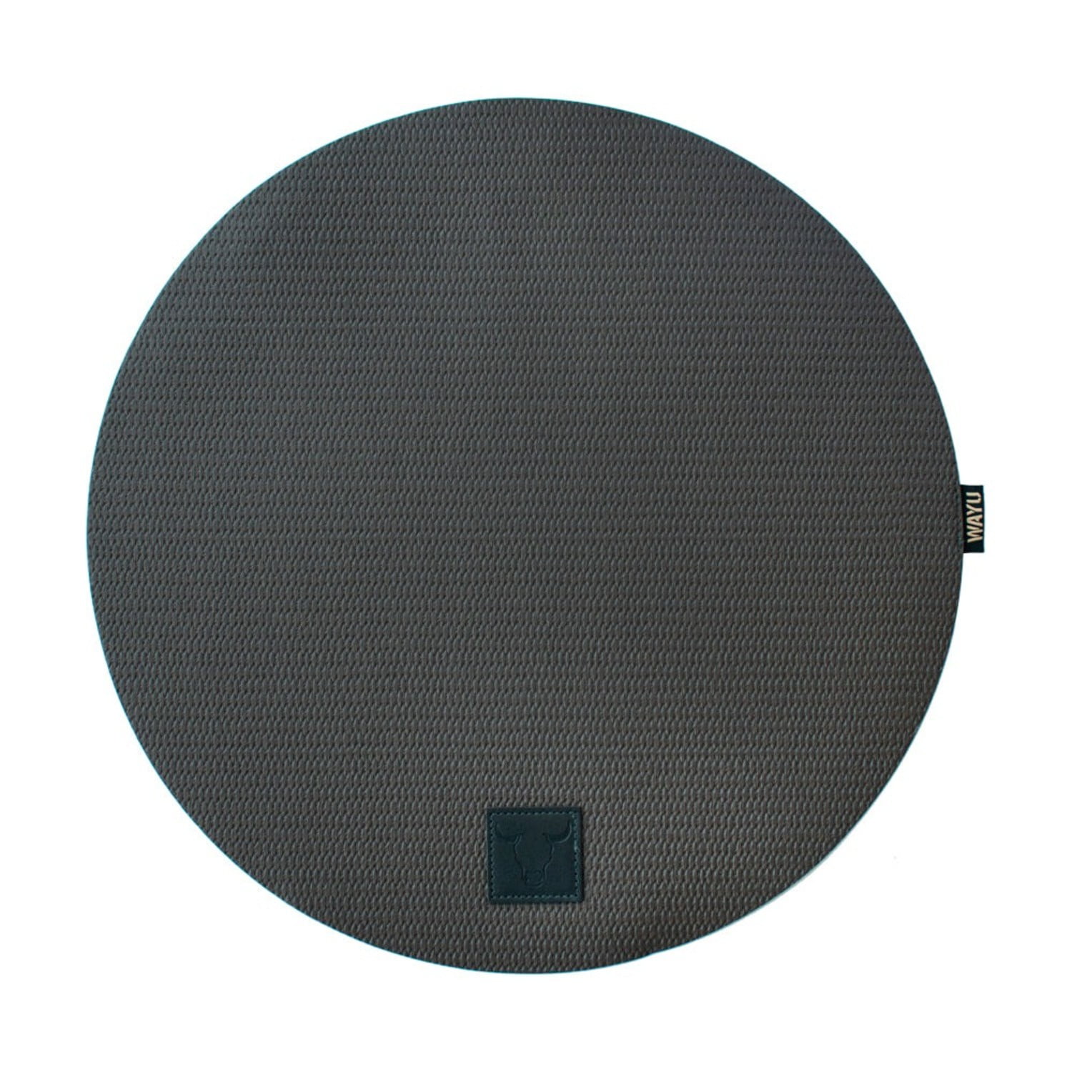 Wayu - Individual Pu Redondo 38cm Gris