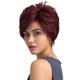 thumbnail image 1 of Peluca Corta De Corte Pixie Para Mujer, Cabello Humano, Fiesta, Cosplay, Pelucas Completas, Rojo Vino, 1 of 3