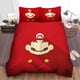 thumbnail image 1 of Super Mario Modern Art Portrait Of Mario Quilt Duvet Cover Set Double Pillowcase3-Piece Bedding Set, 1 of 5