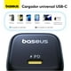 thumbnail image 3 of Cargador Rápido Baseus PicoGo GaN6 USB C 45W Negro, 3 of 8