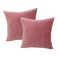 Magideal - 2 Uds De Almohada De Tiro De Almohada De Para Sofá Cama De Cojines Hogar Dormitorio Sala De Decoración 18X18 , Rosa