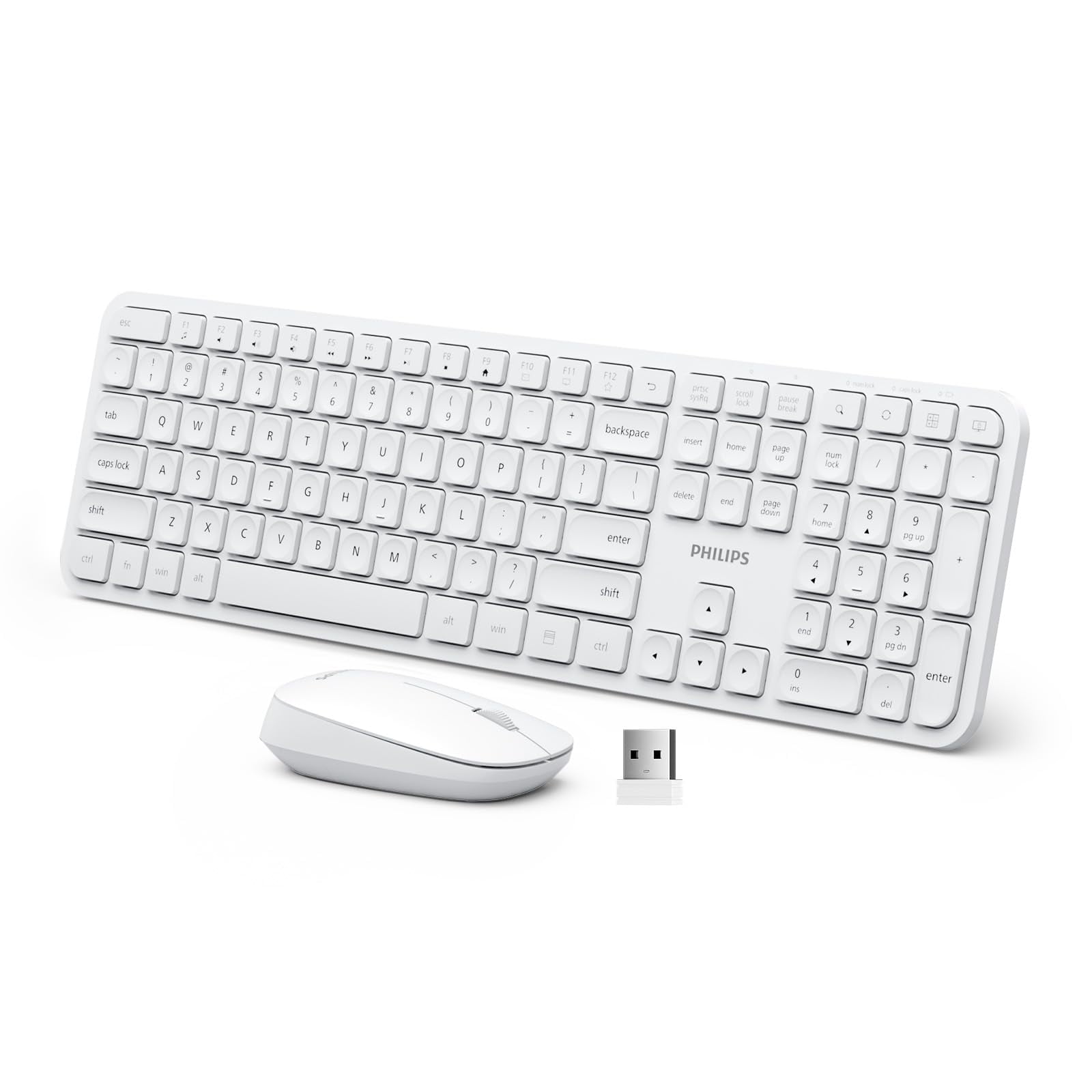 Receptor Philips 2.4g Combinado De Teclado Y Ratón Inalámbricos