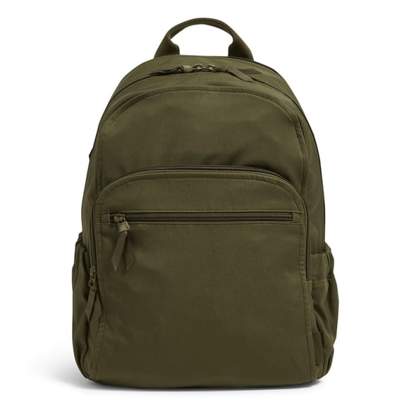 Mochila Vera Bradley Cotton Campus Climbing Green
