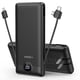 thumbnail image 1 of Cargador Portátil De 10000 Mah Con Cables Integrados Color Negro, 1 of 9