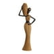 thumbnail image 1 of Estatua De Se?ora Tribal Africana, Adorno De Resina, Pieza De Arte Coleccionable Para Cafetería, Bar, Estilo C, 1 of 5