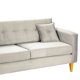thumbnail image 3 of Sofa New Retro 3 Cuerpos Felpa 04 Gris, 3 of 5