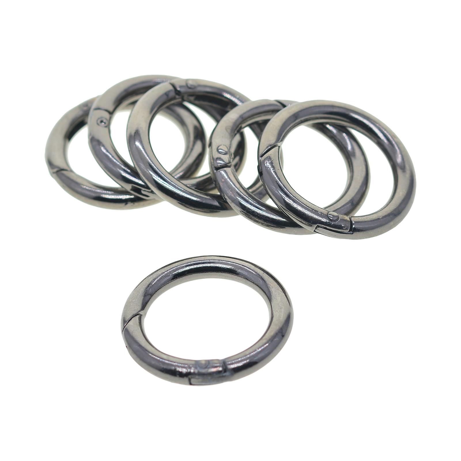 6 Anillos T ricos De Puerta De Resorte De 32 Mm Para Llaveros Correa 6 Anillos T ricos De Puerta De Resorte De 32 Mm Para Llaveros Correa
