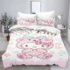 thumbnail image 1 of Girly Hello Kitty 3D digitally printed bedding set Feather duvet cover 3-piece set Polyester bedding Bedding Bedroom sets Gifts Bed Sheets, 1 of 5