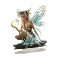 Bothyi - Decoración De Hadas Elfo 2D Que Recoge Obras De Arte Acrílicas Para Estante De Escritorio De Dormitorio