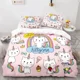 thumbnail image 1 of Rainbow Cat Bedding Set Single Twin Full Queen King Size Kawaii Girl Bed Set Aldult Boys Bedroom Duvetcover Sets 3D Print 013, 1 of 5