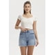 thumbnail image 1 of Polera Mujer Fruncido Elástico Blanco, 1 of 4
