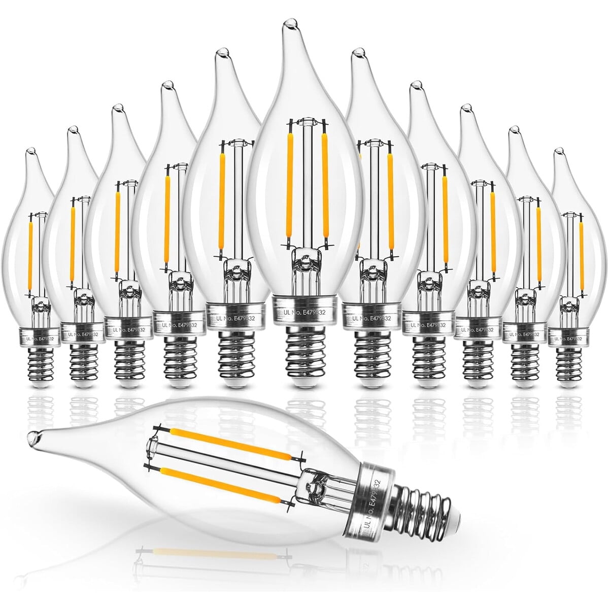 Ampolleta Led Hizashi E12 60w Equivalente 2700k Regulable