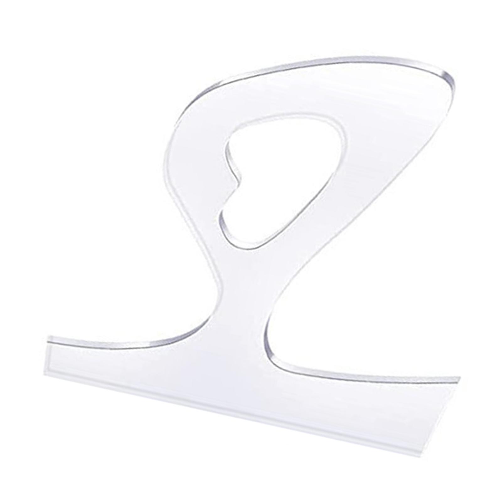 Magideal - Plantilla De Mango De Tabla De Cortar, Herramientas De Guía, Plantilla De Enrutador De Acrílico Fácil De Usar Para Carpintero, Plantilla De Mango De , D D