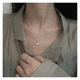 thumbnail image 5 of Collar Plata Punto De Luz Circon 40 Cm, 5 of 6