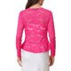 thumbnail image 3 of INSPIRE CHIC Bolero de Encaje Floral para Mujer con Dobladillo Volante, Cárdigan Corto con Lazo Frontal, Ligero para el Verano, Color Rosa Fucsia XS, 3 of 6