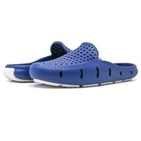 Slides Floafers Sunset Slide, Unisex, Color Azul Peonía Y Blanco Brillante