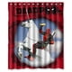 thumbnail image 1 of Cortina de ducha de Deadpool con unicornio y ganchos (60 x 72 pulgadas), 1 of 3