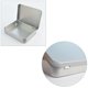 thumbnail image 3 of Caja de almacenamiento Wobe 11,5 × 8,5 × 2,4 cm plateada - paquete de 12, 3 of 8