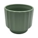 thumbnail image 5 of Macetero Maceta De Ceramica Verde Oliva Lineas Verticales L verde, 5 of 8