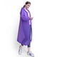 thumbnail image 1 of Poncho Impermeable De Lluvia Adulto Eva Reutilizable Violeta, 1 of 2