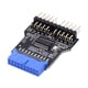thumbnail image 3 of Adaptador De Concentrador Usb De Rendimiento Estable Usb 3 0 De 19 Pines A Usb 2 0 Doble De 9 Pines, 3 of 5