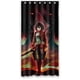 thumbnail image 1 of Cortina de ducha de anime japonés Attack On Titan Girl Mikasa, juego de cortina de baño con ganchos, tamaño 36 x 72 pulgadas, 1 of 3