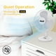 thumbnail image 4 of Ventilador de mesa Shop-Air 12 oscilante, 3 velocidades, 400 m³/h, blanco, 4 of 7