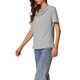 thumbnail image 4 of INSPIRE CHIC Top Casual Elástico de Manga Corta con Cuello de Cisne para Mujer 2XL Gris, 4 of 6