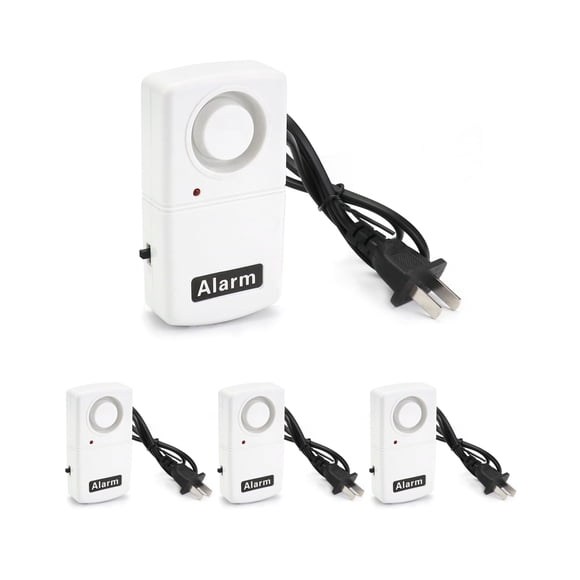 Alarma de fallo de alimentación QWORK, paquete de 4 unidades con sirena de 120 dB y 220 V