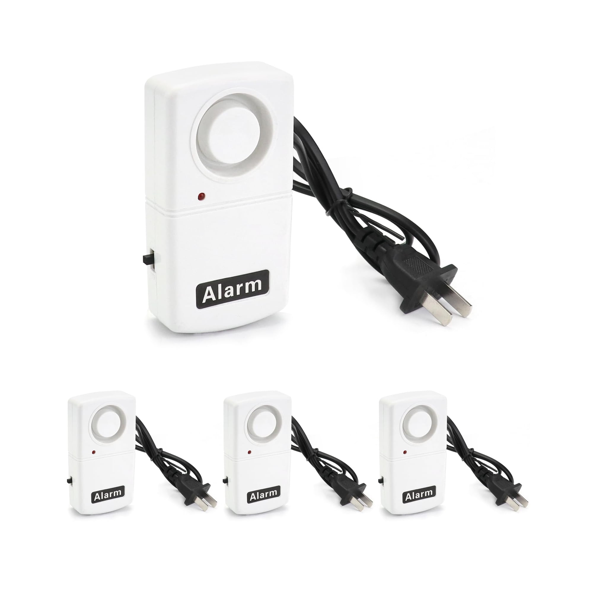 Alarma De Fallo De Alimentación Qwork, Paquete De 4 Unidades Con Sirena De 120 Db Y 220 V