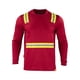 thumbnail image 1 of Polera Híbrida Dual Hi-Vis Manga Larga Rojo Talla S, 1 of 3