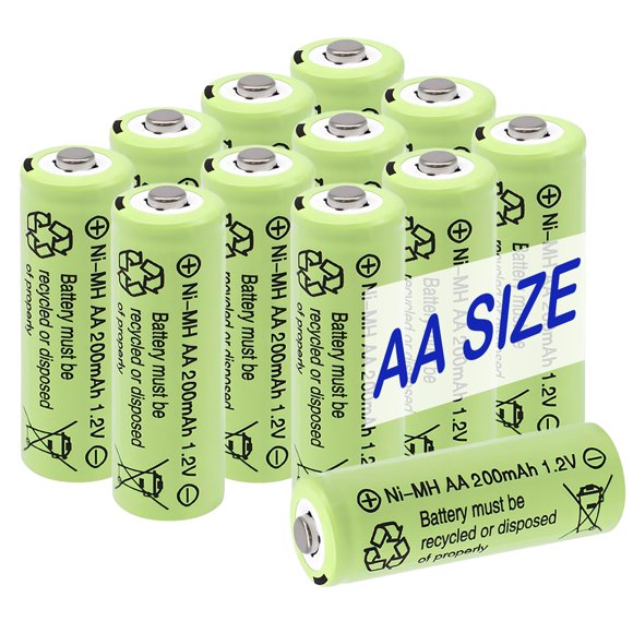 Batería Lombaour AA 1,2 V 200 mAh recargable Ni-MH