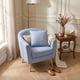 thumbnail image 1 of Sitial Poltrona Silla Sillon Con Cojin De Regalo 80x70x52cm Celeste, 1 of 8