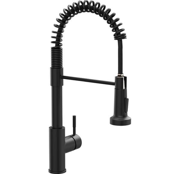 Grifo GIMILI Negro con Rociador Extraíble para Fregadero de Cocina
