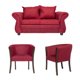 thumbnail image 1 of Sofá Bertolucci 2C + 2Poltrona Rojo, 1 of 6