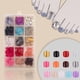 thumbnail image 4 of Uñas postizas cuadradas para pies, uñas postizas cortas, estilo playa, para mujeres y niñas, con taladro decorativo., 4 of 6